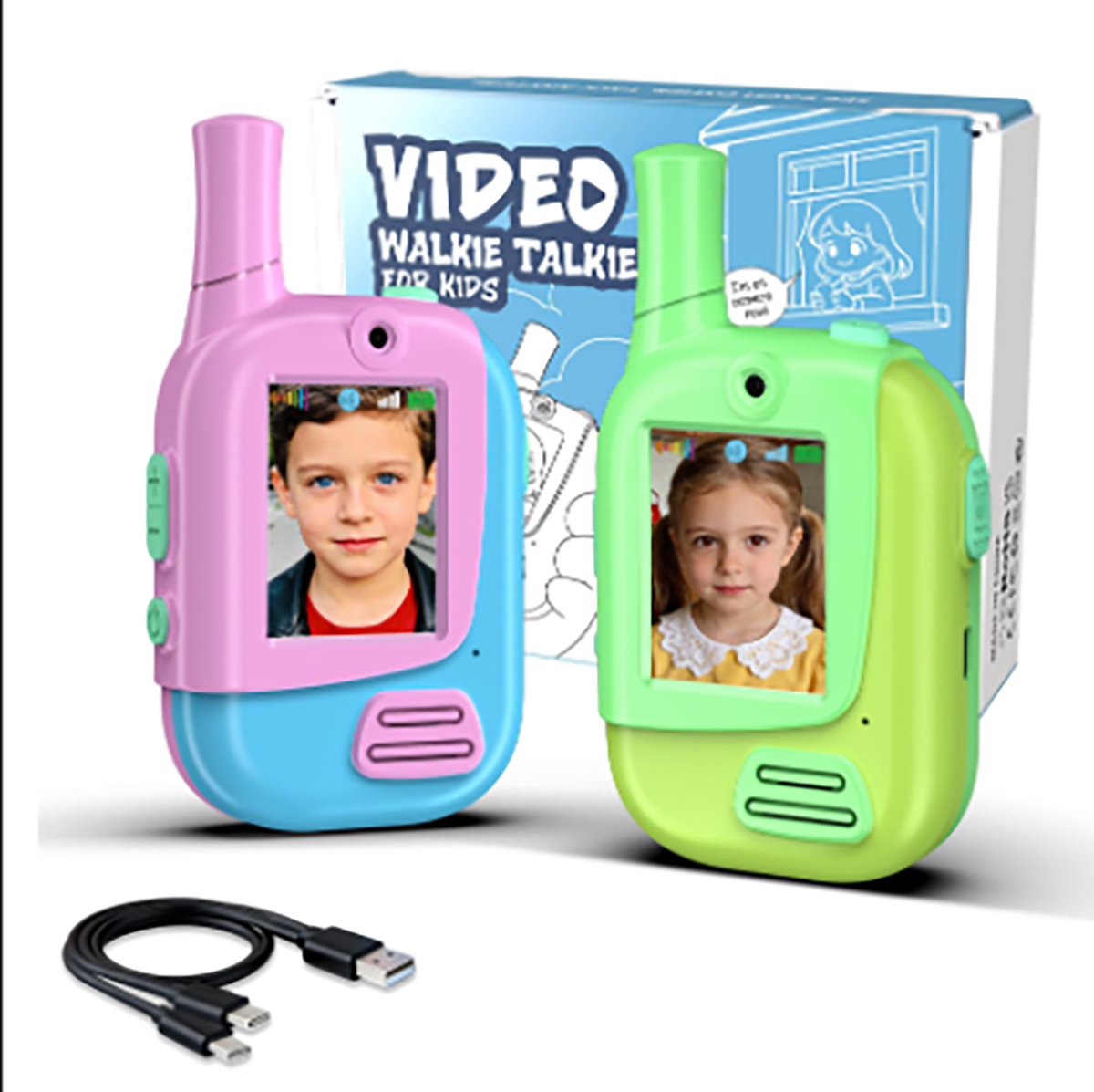 2 Pack Rechargeable Kids Video - Kids Outdoor Voices recension och pris