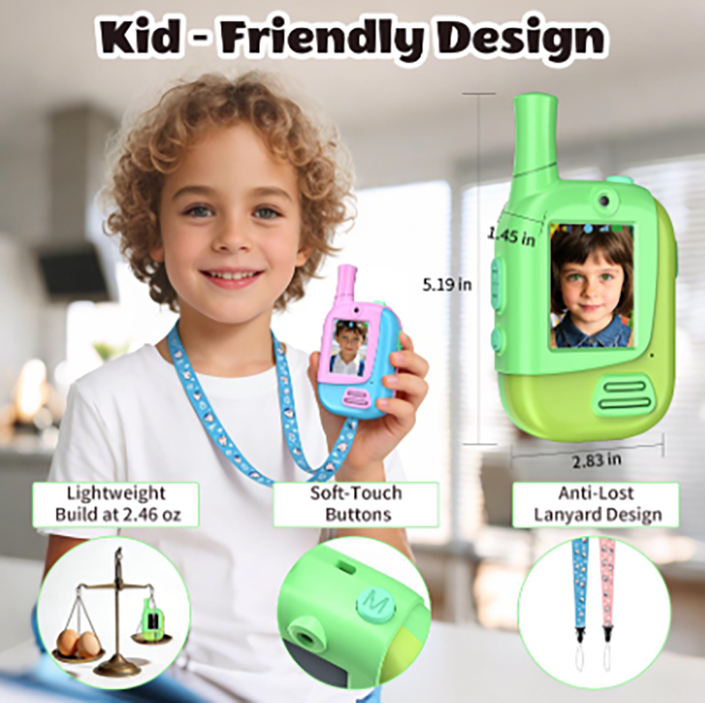 2 Pack Rechargeable Kids Video - Kids Outdoor Voices recension och pris