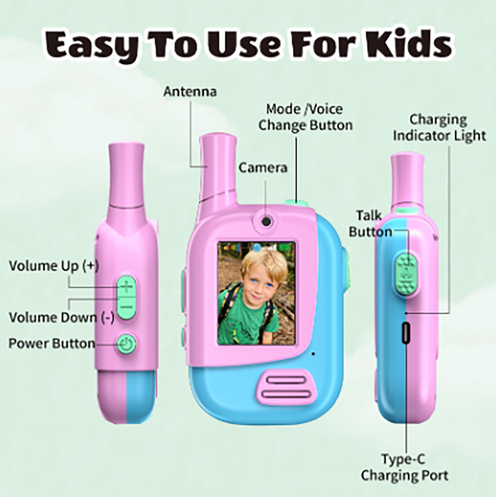 2 Pack Rechargeable Kids Video - Kids Outdoor Voices recension och pris