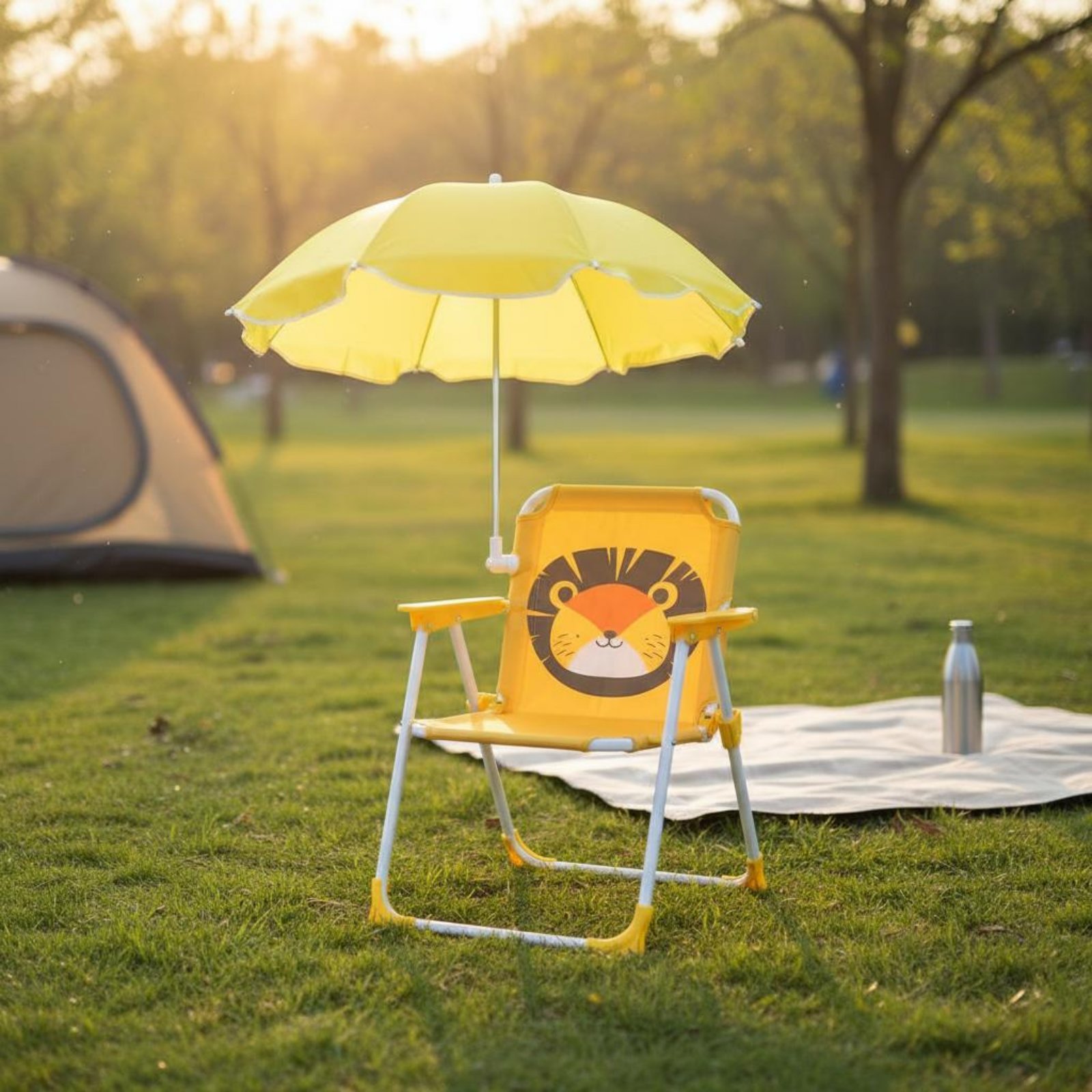 Children's Portable Chair with - Kids Outdoor Umbrella Chair recension och pris