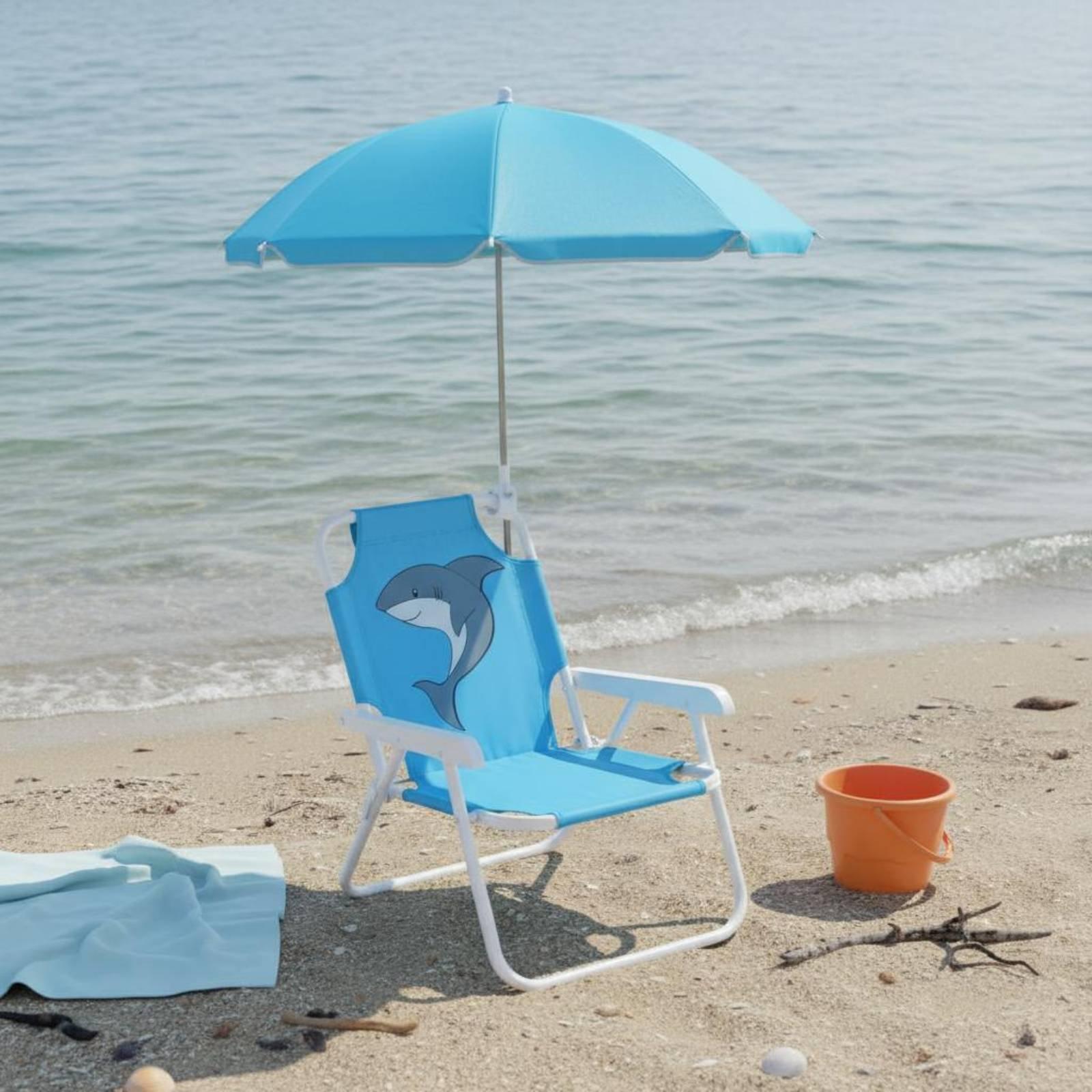 Children's Portable Chair with - Kids Outdoor Umbrella Chair recension och pris