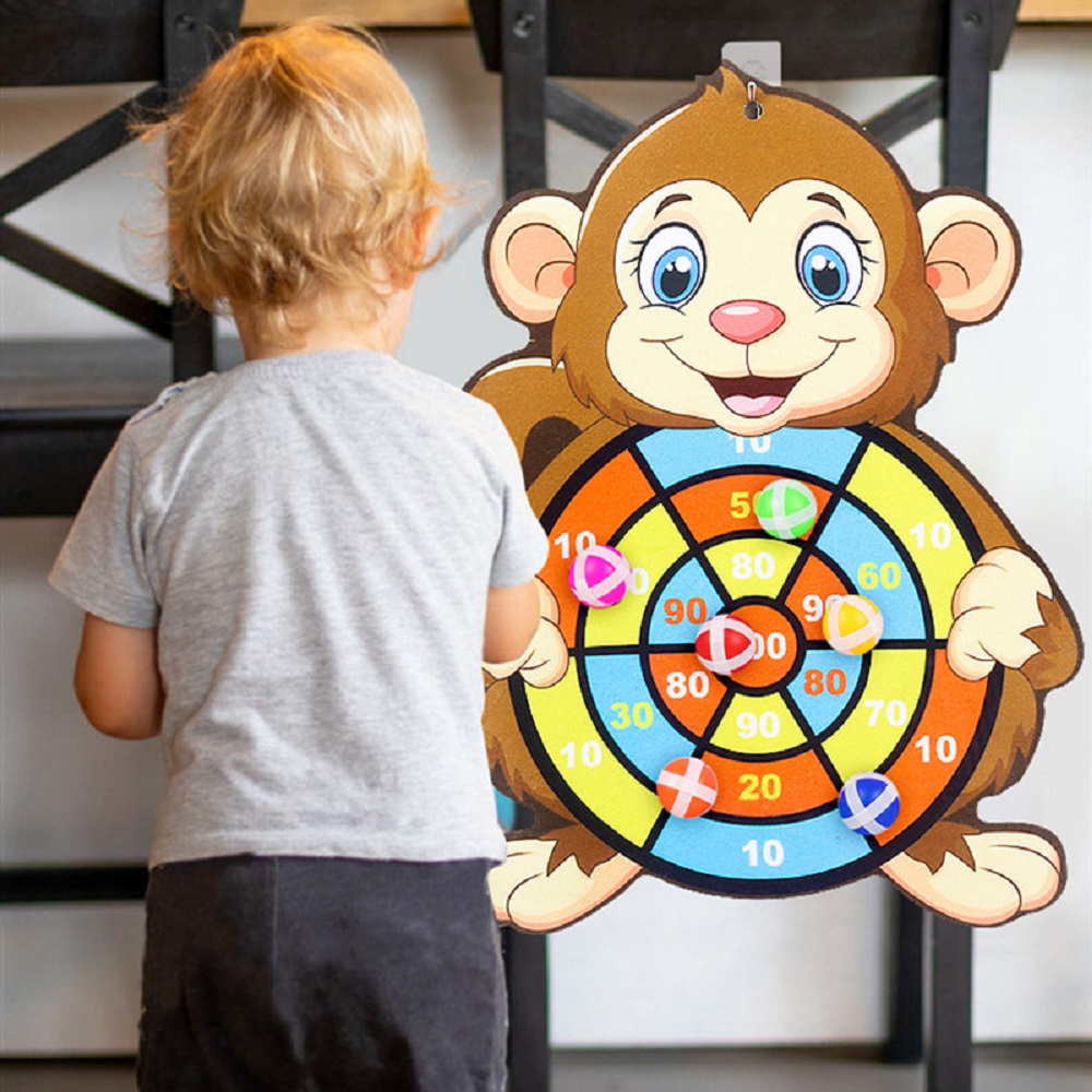 Montessori Dart Board Target S - Kids Outdoor Yard Games recension och pris